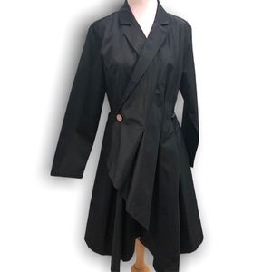 Dzhavael Couture Asymmetric Funky Coat Dress NWT